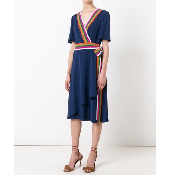 Tory Burch Peggy Wrap Dress *EUC* - Picture 6 of 9